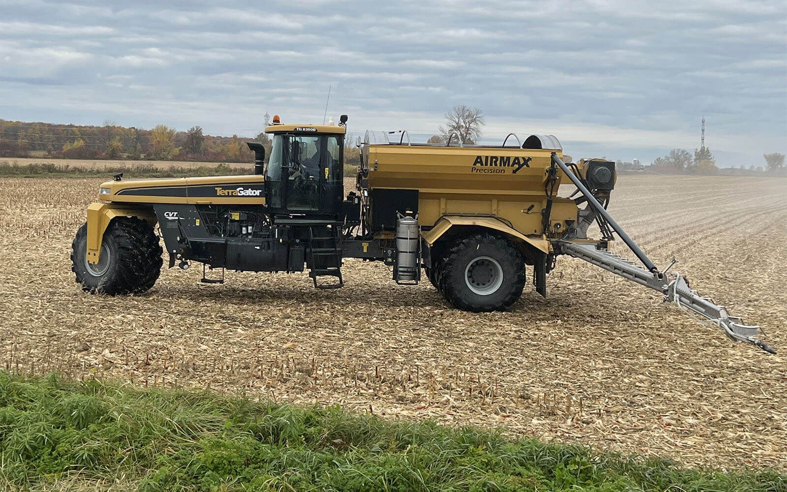 Munro Agromart equipment on the crops