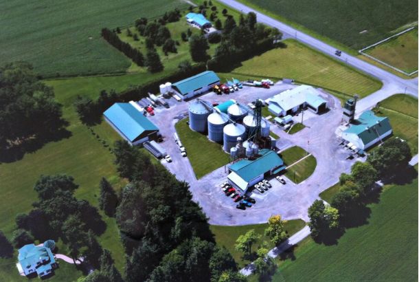 Munro Agromart arial view of location