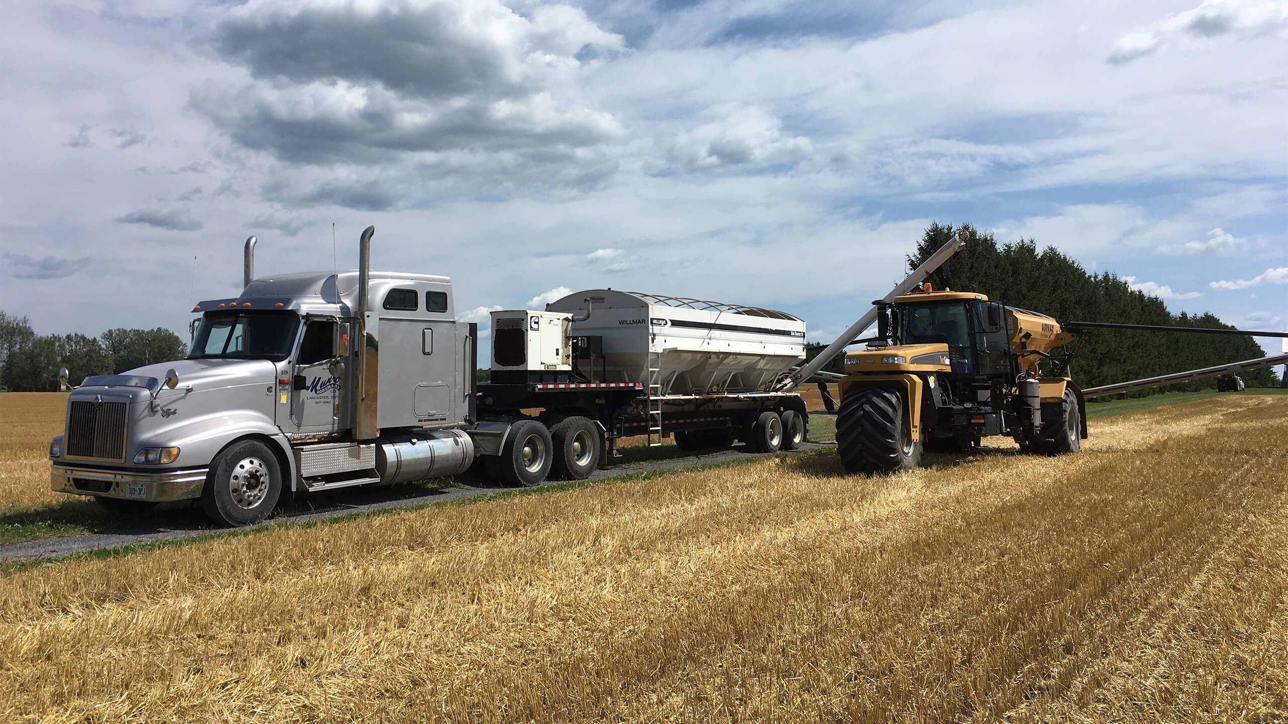 Munro Agromart equipment in the field